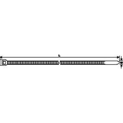 Releasable cable tie 772x8,9 RLT150-N66-NA 50pcs. HellermannTyton