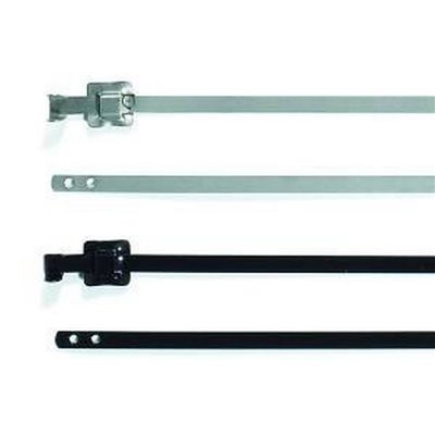 Stainless steel cable tie 230x5,26 MLT8SSC5-SS-BK 100pcs. HellermannTyton