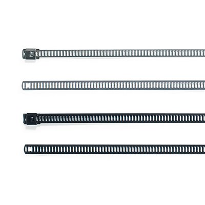 Stainless steel cable tie MAT8SSC7-SS316/SP-BK, 7x230mm, black, 100 pcs. HellermannTyton