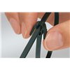 Releasable cable tie REZ200-PA66-OG, 4.7x200mm, orange, 100 pcs. HellermannTyton