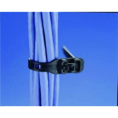 Releasable cable tie 260x11,0 SOFTFIX-M-TPU-BK 8pcs. HellermannTyton