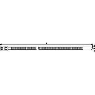 Opaska kablowa 210x4,7 T50RDH-PA46-GY 100szt. HellermannTyton