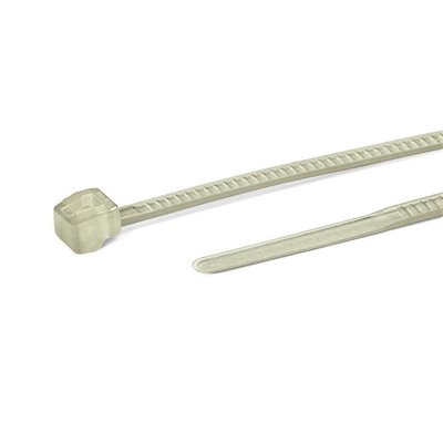 Cable tie T18ROS-PA66V0-WH 2.5x100mm, white, 100 pcs. HellermannTyton