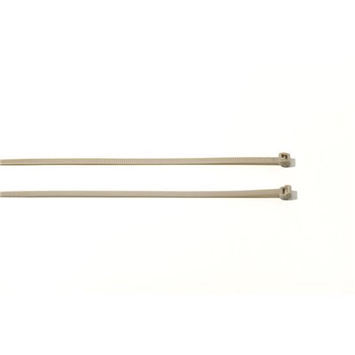 Cable tie PT3B-PEEK-BGE 4.65x250mm, high temperature resistant, beige, 100 pcs. HellermannTyton