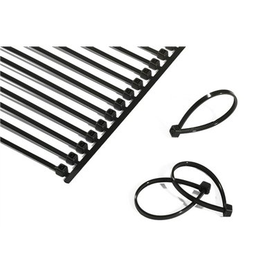 Opaski kablowe T18RA3500-PA66HSW-BK,100x2,5 mm, czarny, szpula 3500 szt. HellermannTyton