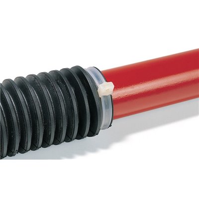 Cable tie KR8/33-PA66W-BK 8x337mm, black. HellermannTyton