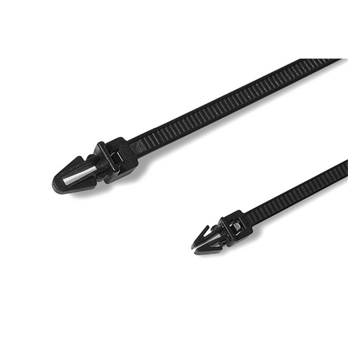 Fixing cable tie T30RSF-PA66HS-BK 3.6x158mm, black HellermannTyton