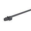 Fixing cable tie T30RSF-PA66HS-BK 3.6x158mm, black HellermannTyton