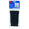 Hook and loop cable tie 150x12,5 TEXTIE-S-PA/PP-BK 10pcs. HellermannTyton