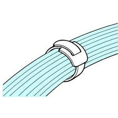 Hook and loop cable tie 200x12,5 TEXTIE-M-PA/PP-BK 10pcs. HellermannTyton