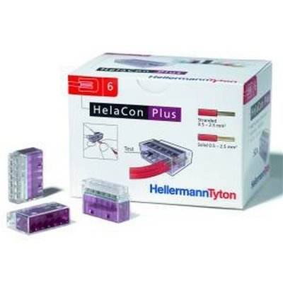 Złączki instalacyjne HelaCon HECP-6-PC-VT 50szt. HellermannTyton
