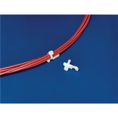 Cable tie mount LKCRF1-PA66-BK black, 500 pcs. HellermannTyton