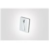 Self-adhesive cable clip SAC2-ST-WH 25x35mm, white, 100 pcs. HellermannTyton
