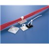 Cable tie mount MB5-PA66-WH 37.7x37.7mm, white, 100 pcs. HellermannTyton