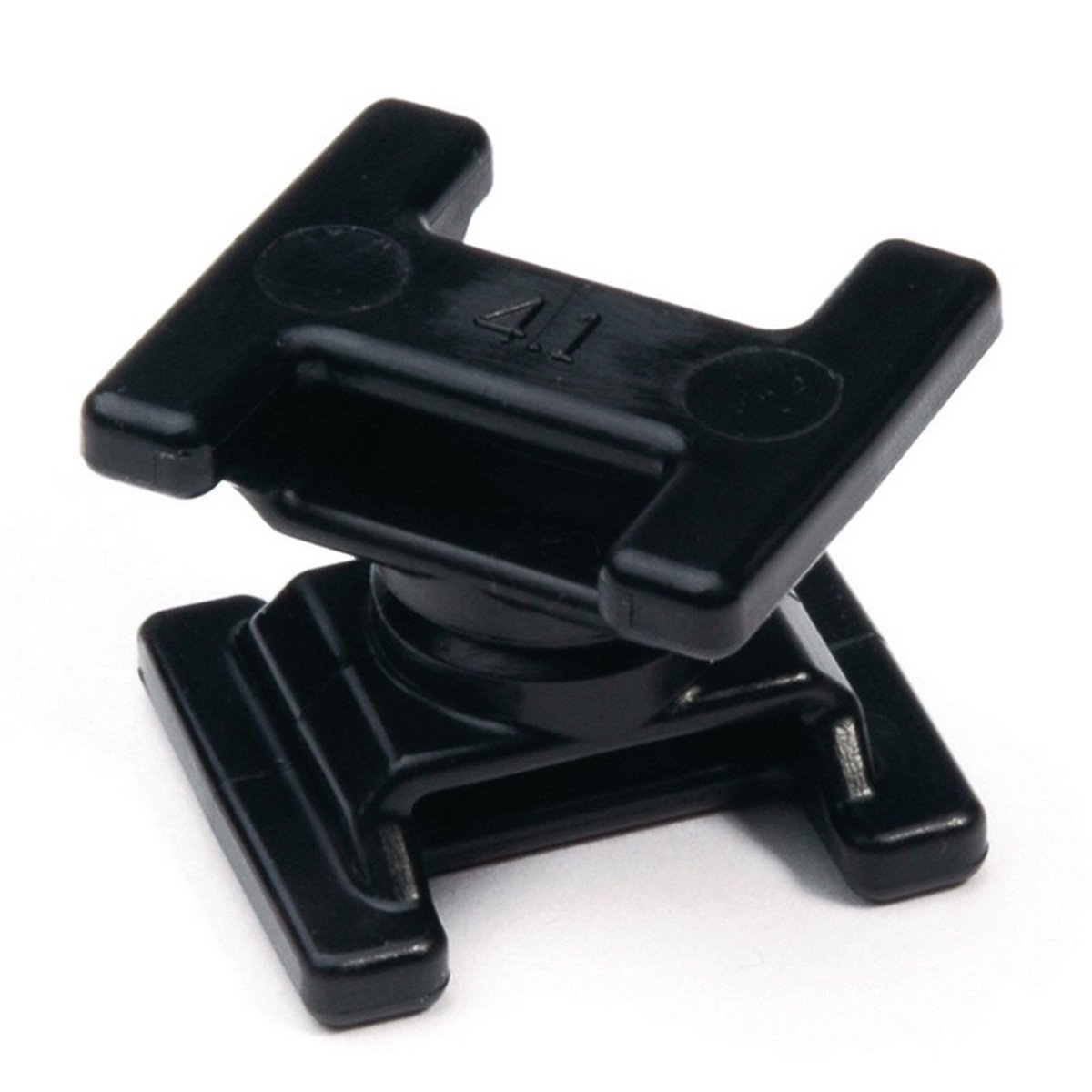 Cable tie mount for cable bundles DSWS4-PA66HS/POM-BK black, 50 pcs. HellermannTyton