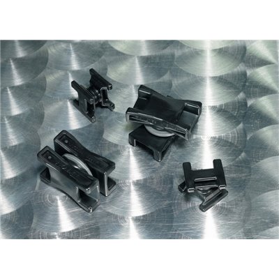 Cable tie mount for cable bundles DSWS4-PA66HS/POM-BK black, 50 pcs. HellermannTyton