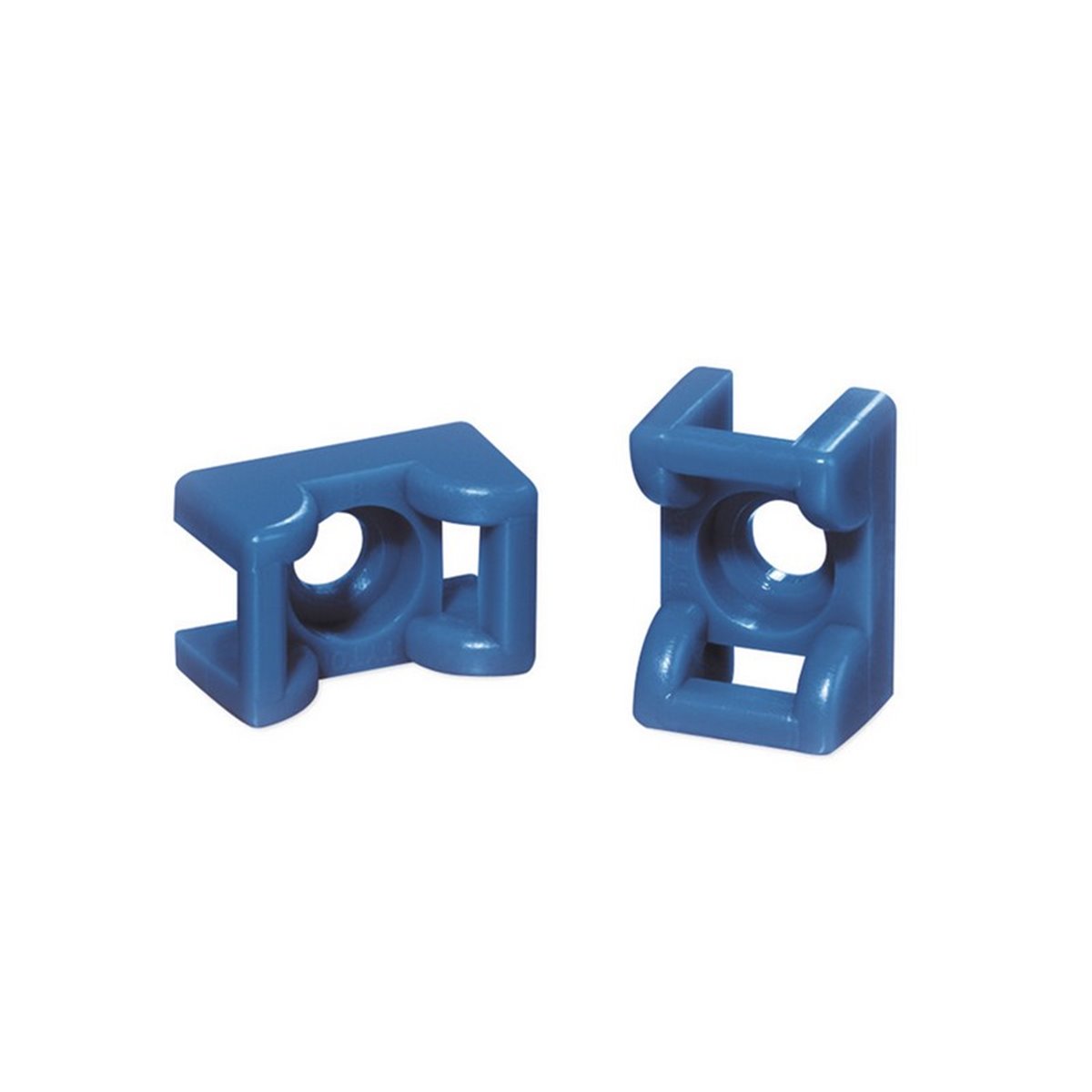 Cable tie mount KR6G5-E/TFE-BU 11.8x18.8mm, blue, 100 pcs. HellermannTyton