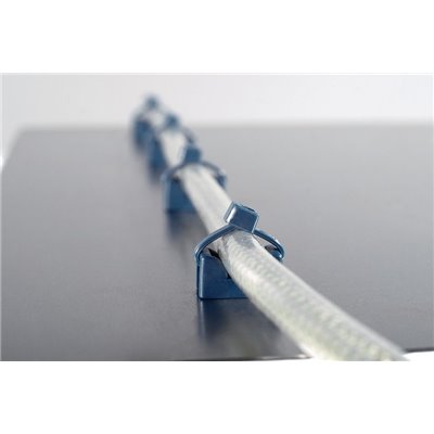 Cable tie mount KR6G5-E/TFE-BU 11.8x18.8mm, blue, 100 pcs. HellermannTyton