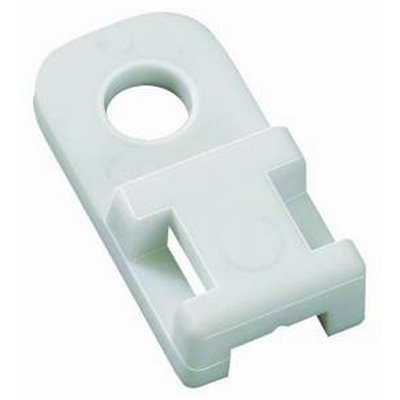 Cable tie mount for screw fixation CTAM2-PEEK-GY 100pcs. HellermannTyton