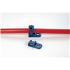 Cable tie mount MCCTAM1-PA66MP+-BU 10.3x20.7mm, blue, 100 pcs. HellermannTyton