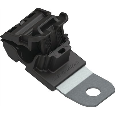 Element mocujący RCA15SM10-PA66HIRHSUV/ST/ZN-BK HellermannTyton, czarny, 300 szt.