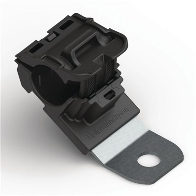 Element mocujący RCB30SM8-PA66HIRHSUV/ST/ZN-BK HellermannTyton, czarny, 280 szt.
