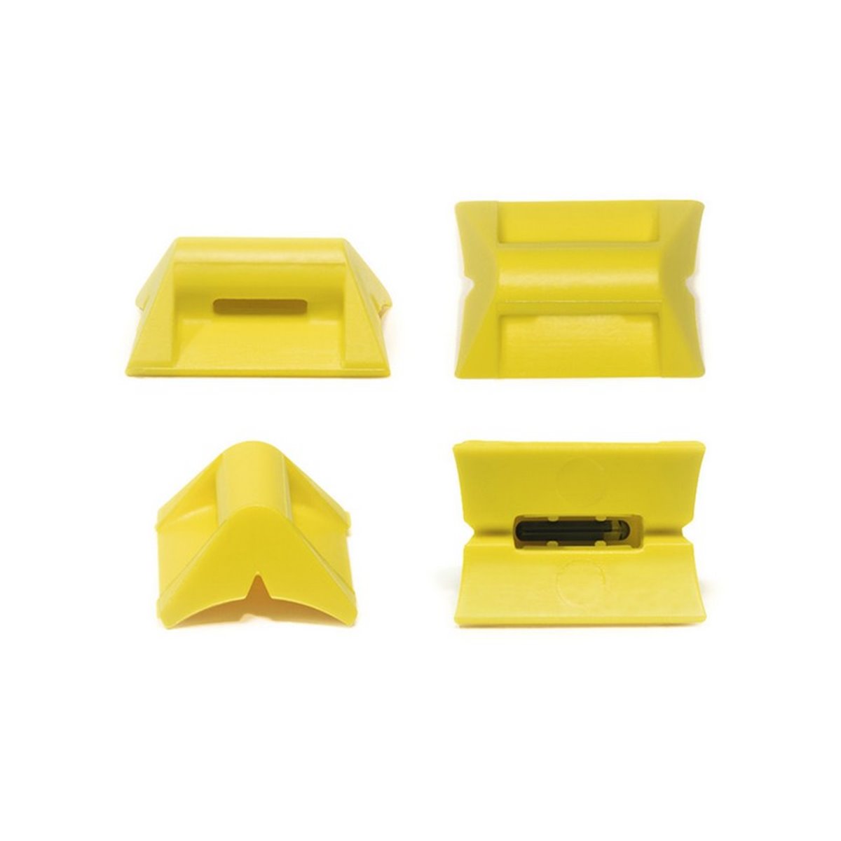 RFID transponder CRADLE-TPU-YE, TPU, yellow, 100 pcs. HellermannTyton