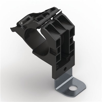 Element mocujący RCC90SM8-PA66HIRHSUV/ST/ZN-BK HellermannTyton, czarny, 160 szt.