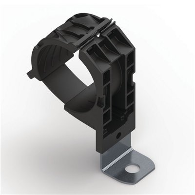 Element mocujący RCD90SM8-PA66HIRHSUV/ST/ZN-BK HellermannTyton, czarny, 160 szt.
