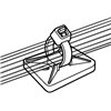 Self-adhesive cable tie mount MB5APT-I HellermannTyton