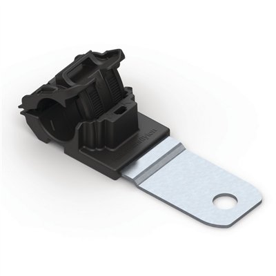 Element mocujący RCB180MM6-PA66HIRHSUV/ST/ZN-BK HellermannTyton, czarny, 200 szt.
