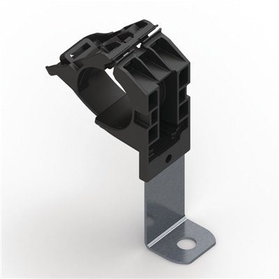 Element mocujący RCC90LM6-PA66HIRHSUV/ST/ZN-BK HellermannTyton, czarny, 140 szt.