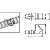 Cable tie mount CL8-PA66-NA HellermannTyton, natural, 100 pcs.