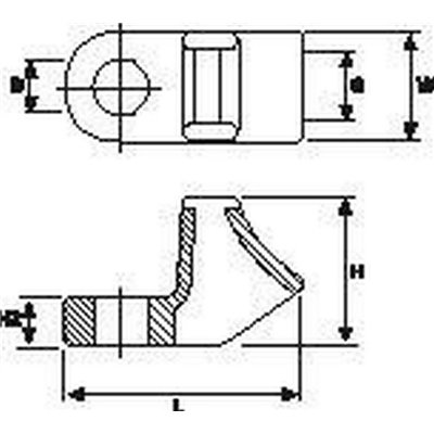 Cable tie mount CL8-PA66-NA HellermannTyton, natural, 100 pcs.