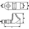 Cable tie mount CL8-PA66-NA HellermannTyton, natural, 100 pcs.