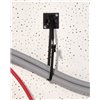 Cable tie mount QM20A-PA66-BK HellermannTyton, 20x20mm, black, 100 pcs.