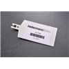 Identification plate 135x67mm, QT10065R-PA66-WH, polyamide 6.6, white, 25 pcs. HellermannTyton