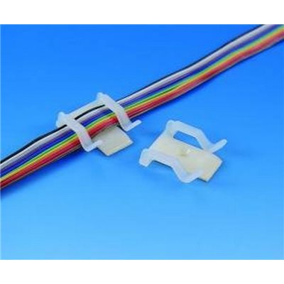 Self-adhesive cable tie mount TY8H1S-N66-NA 100pcs. HellermannTyton