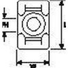 Cable tie mount KR8G5-N66-NA 100pcs. HellermannTyton