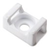 Cable tie mount for screw fixation CTM0-PA66-WH HellermannTyton, white, 100 pcs.