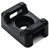 Cable tie mount for screw fixation CTM3-PA66-BK HellermannTyton, black, 100 pcs.