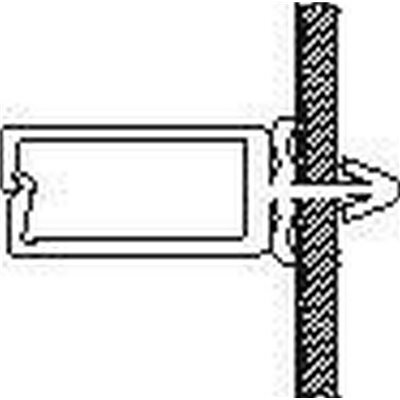 Cable clip for hole WPC15-N66-NA 500pcs. HellermannTyton