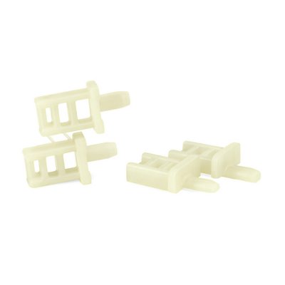 Cable tie mount for hole TY5K1-PA66HS-NA HellermannTyton, natural, 100 pcs.