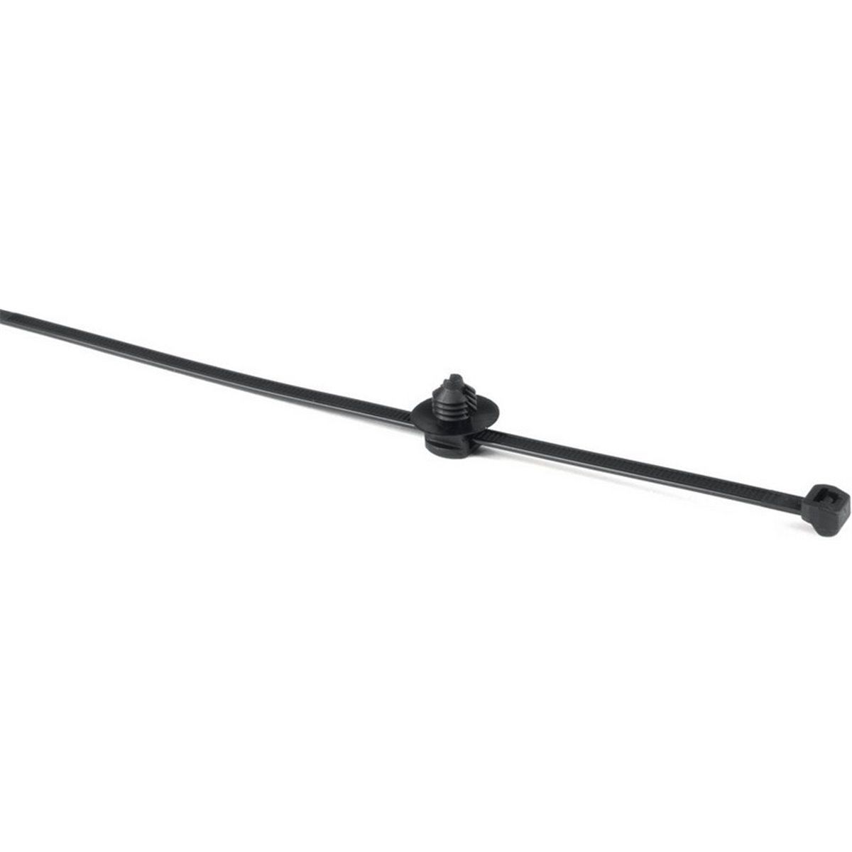 Fixing cable tie T120RFT9B-PA66HS/PA66HIRHSUV-BK HellermannTyton, black, 100 pcs.