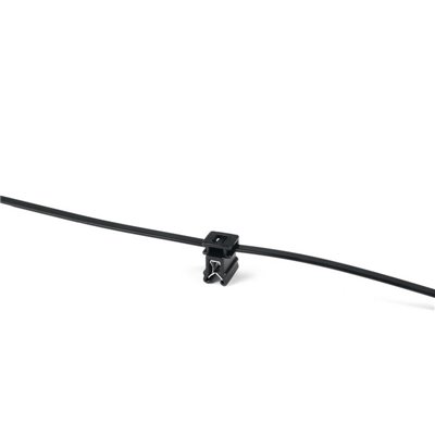 Opaska kablowa mocująca T50ROSEC4A-PA66W-BK HellermannTyton, czarna, 500 szt.