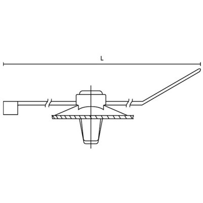 Fixing cable tie T50RSFT6.5-PA66HS-BK HellermannTyton, black, 500 pcs.