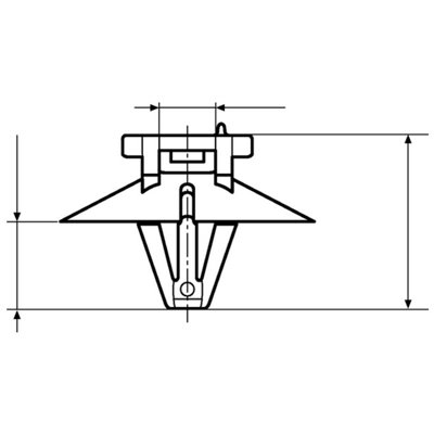 Fixing cable tie T50RSFT6.5-PA66HS-BK HellermannTyton, black, 500 pcs.