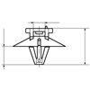 Fixing cable tie T50RSFT6.5-PA66HS-BK HellermannTyton, black, 500 pcs.