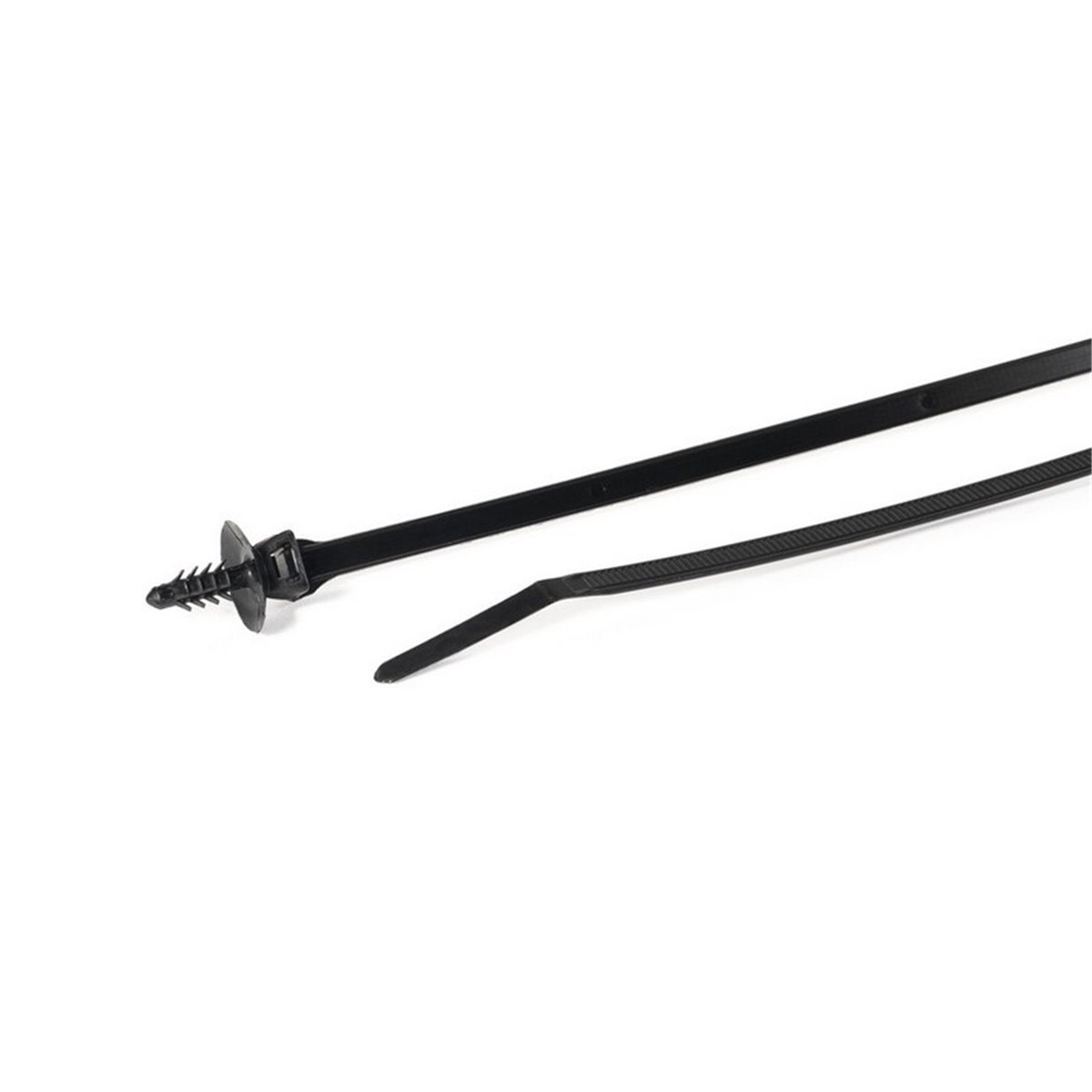 Fixing cable tie T50ROSFTQM6-PA66HIRHSUV-BK HellermannTyton, black, 500 pcs.