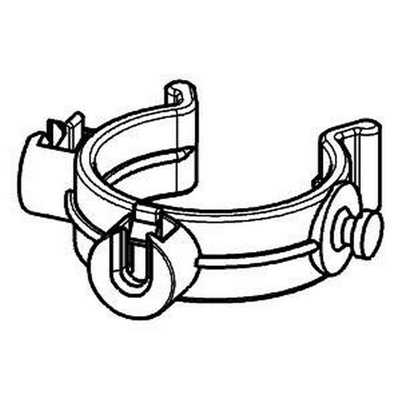 Fixing clip Helawrap HWCLIP25-HIRHS-BK 50pcs. HellermannTyton